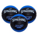 Kit 3 Bola de Basquete Spalding Force - Tamanho 7 - Foto 1