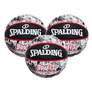 Kit 3 Bolas de Basquete Spalding Graffiti - Foto 1
