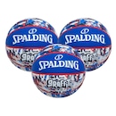 Kit 3 Bola de Basquete Spalding Graffiti - Foto 1