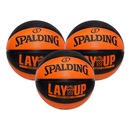 Kit 3 Bolas de Basquete Spalding Layup - Foto 1