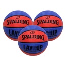Kit 3 Bolas de Basquete Spalding Lay-up - Foto 1