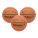 Kit 3 Bola de Basquete Spalding Street Phantom - Foto 1