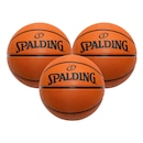 Kit 3 Bolas de Basquete Spalding Streetball - Foto 1