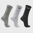 Meia Cano Alto Mizuno Prime Tam. 33 a 38 com 3 Pares Unissex - Foto 2