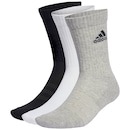 Meia Cano Alto adidas 3 Pack Amortecidas Unissex - Foto 1
