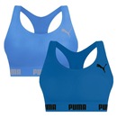 Top Puma Nadador Sem Costura - 2 Unidades - Feminino - Foto 1