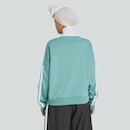 Blusão de Moletom Feminino adidas sem Capuz Essentials 3S - Foto 2