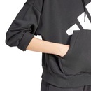 Blusão de Moletom Feminino adidas Big Logo com Capuz - Foto 5