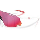 Óculos de Sol Unissex Oakley Cybr Dyno Polished White Prizm Road - Foto 5