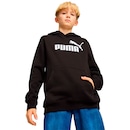 Blusão de Moletom Puma Ess No. 1 Logo Hoodie FL Infantil - Foto 1