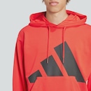 Blusão de Moletom Masculino adidas com Capuz Essentials Big Logo - Foto 6
