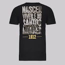 Camisa do Santos Futfanatics Nascer e Viver Masculina - Foto 2