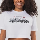 Cropped do Corinthians Futfanatics Respeita Feminino - Foto 5