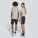 Bermuda adidas 3 Stripes ESS Infantil - Foto 3