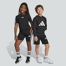 Bermuda adidas 3 Stripes ESS Infantil - Foto 1