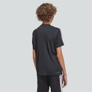 Camiseta adidas Train Essentials 3S Infantil - Foto 2