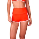 Shorts Alto Giro Mini Com Elástico Personalizado Feminino - Foto 1