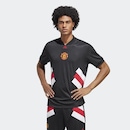 Camisa Manchester United Icon 23/24 adidas Masculina - Foto 5