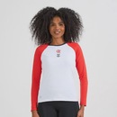 Camiseta Manga Longa Flamengo Plaga Feminina - Foto 1