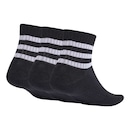 Meia Cano Médio Unissex adidas 3 Listras - 3 Pares - Foto 2