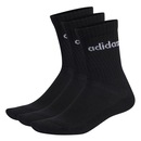 Meia Cano Alto Unissex adidas Linear Crew - 3 Pares - Foto 1