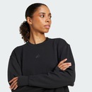 Blusão de Moletom Gola Careca Feminino Adidas Designed-for-Training Warm-Up - Foto 6