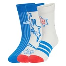 Meia Infantil Adidas Adiraptor - 3 pares - Foto 1