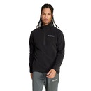 Jaqueta Masculina Adidas Fleece 1/2 Zíper Multi Essentials - Foto 1