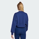 Blusão de Moletom com Gola Redonda Infantil Adidas Essentials Sazonais Tipografia Universitário - Foto 3