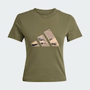 Camiseta Feminina Adidas Camuflada Estampada - Foto 2