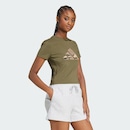 Camiseta Feminina Adidas Camuflada Estampada - Foto 4