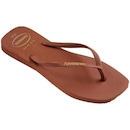 Chinelo Havaianas Slim Square Logo Pop Up Dedo Feminino - Foto 2