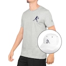 Camiseta Lacoste Tennis Novak Djokovic Masculina + Boné Adulto Lacoste Aba Curva - Foto 1