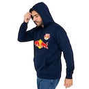 Blusão de Moletom Capuz Red Bull Canguru Masculino - Foto 3