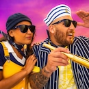 Óculos de Sol Unissex Goodr Electric Beluga Boogaloo - Foto 5