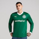 Camisa Manga Longa do Palmeiras I 25/26 Puma Torcedor Masculina - Foto 1