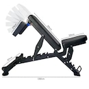 Banco Supino Regulável Com Apoio Yangfit Linha Profissional - Foto 3