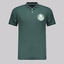 Camisa Polo do Palmeiras Basic Escudo Verde Masculino - Foto 1