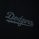 Camiseta Masculina New Era Los Angeles Dodgers MLB Back to Black - Foto 3