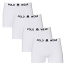 Kit 4 Cuecas Boxer Polo Wear Basic Infantil - Foto 1