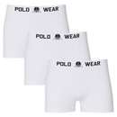 Kit 3 Cuecas Boxer Polo Wear Basic Infantil - Foto 1