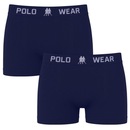 Kit 2 Cuecas Boxer Polo Wear Basic Infantil - Foto 1