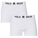 Kit 2 Cuecas Boxer Polo Wear Basic Infantil - Foto 1