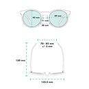 Óculos de Sol Goodr Unissex Midnight Ramble at Circle Bar - Foto 6