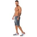 Bermuda Helanca Esportiva Fristyle Academia Com Bolso Masculina - Foto 2