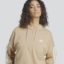 Blusão de Moletom Cropped adidas Essentials 3 Stripes Feminino - Foto 5