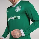 Camisa Palmeiras I 25/26 Puma Manga Longa Masculino - Foto 4
