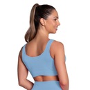 Top Selene Canelado Sem Costura Feminino - Foto 2