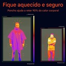 Casaco Esportivo Gold Sports Térmico de Emergência Anti Chuva Camuflada - Foto 2