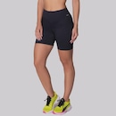 Shorts Canelado Selene Sem Costura Feminino - Foto 1
